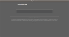 Desktop Screenshot of desiruez.net